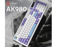 Ajazz AK980 V2 Gift Switch V2 Purple White Blue z ekranem - 1536373 - zdjęcie 6